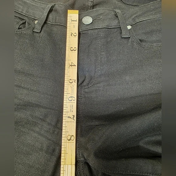 Paige Verdugo Ankle Black Denim Jeans Size 28, Inseam 27" - Picture 4 of 9